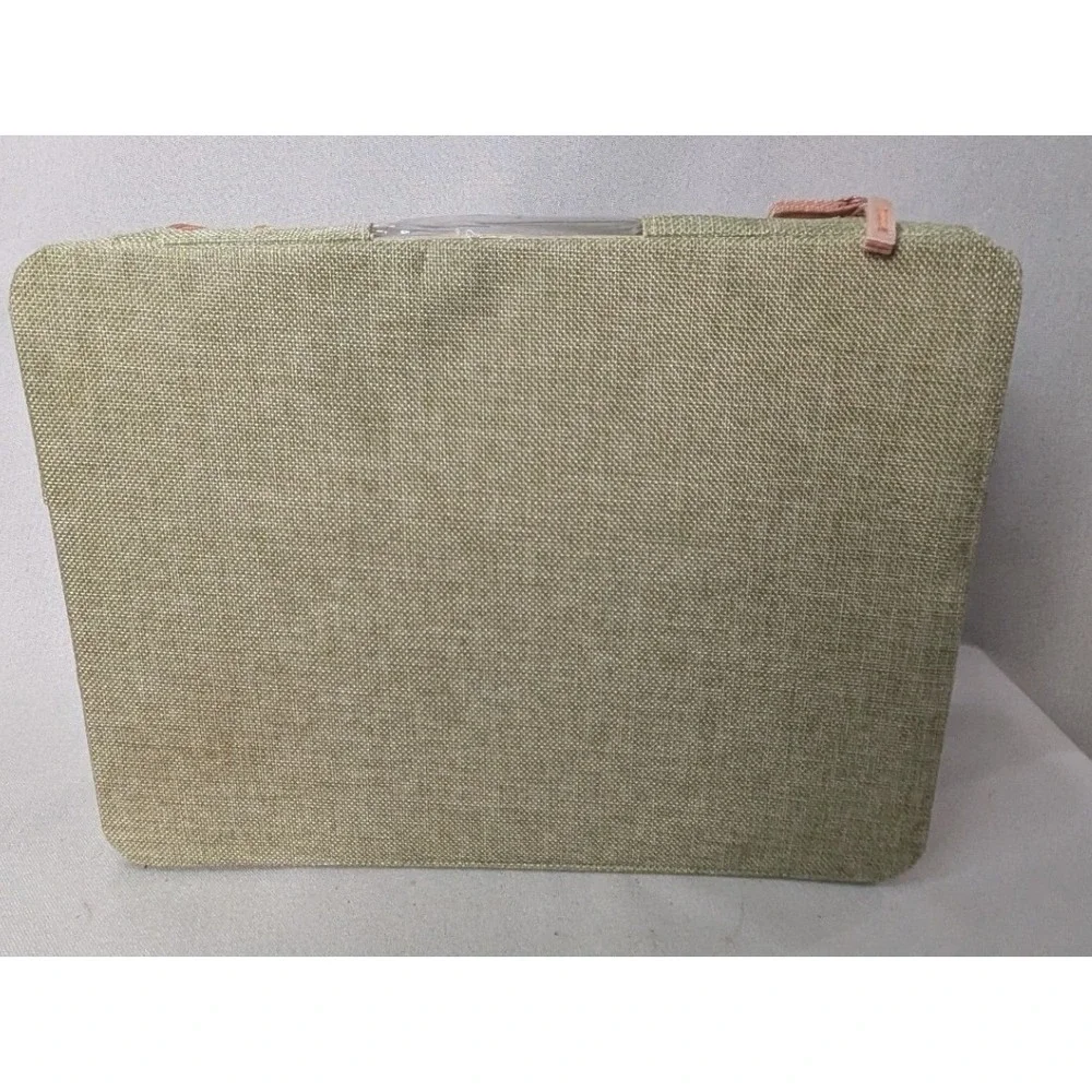 Storage Bin Organizer Medium Sage Green Excellent Collapsible Window